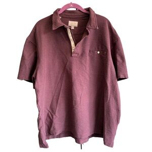 Jachs Men's Maroon Polo Shirt XXL